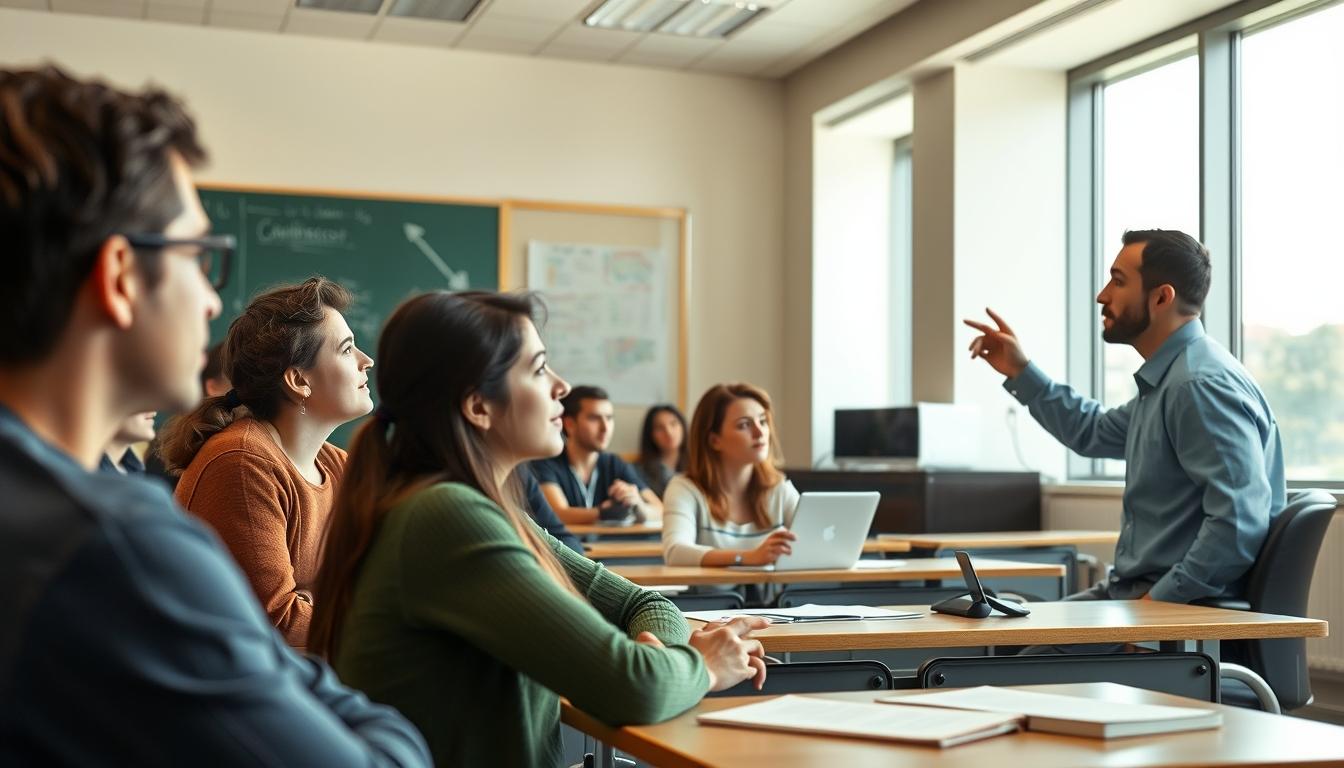 Student developing practical and academic skills